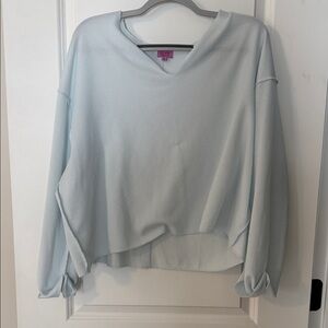 Francesca's Collections Light Blue Sweater